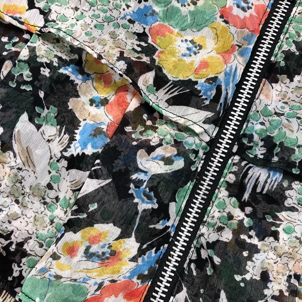 Forever 21 Ruffled Zip-Front Tank Top - Picture 3 of 4